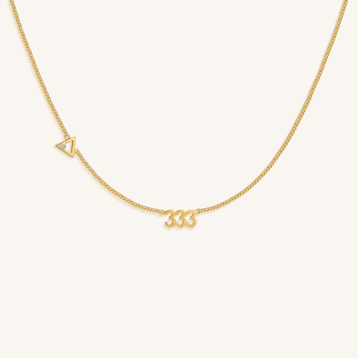 333 Ascension Triangle Necklace
