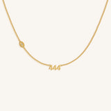444 Protective Evil Eye Necklace
