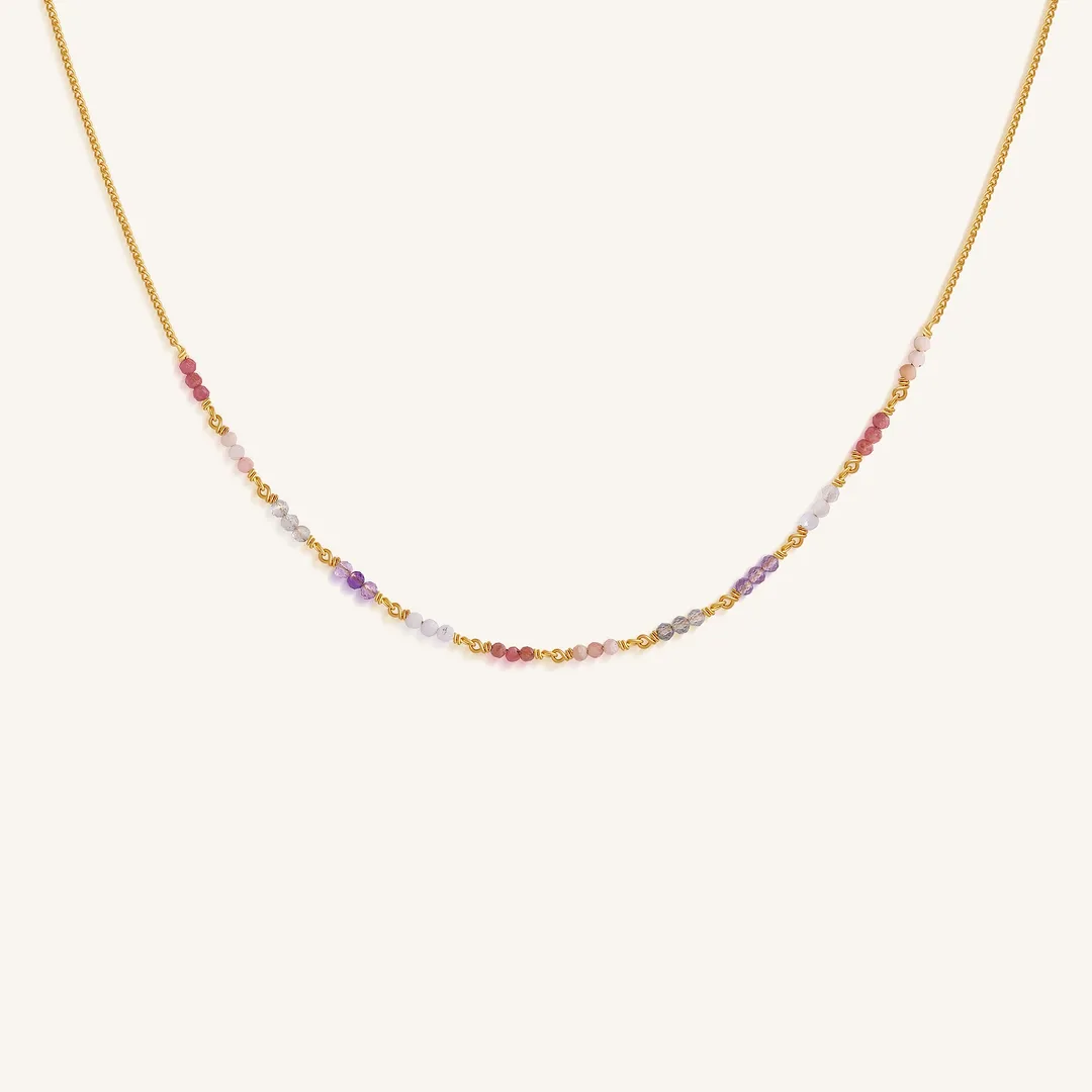 Soulful Radiance Multi-Stone Choker Necklace