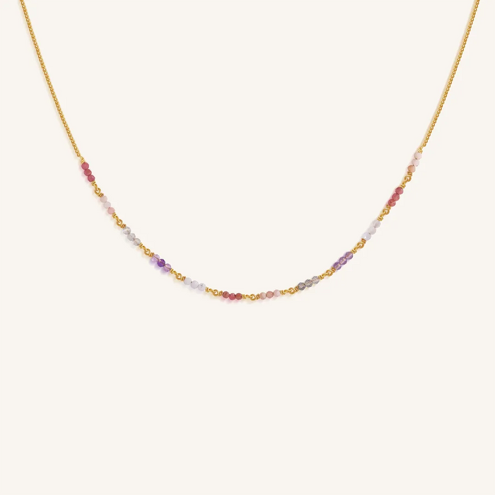 Soulful Radiance Multi-Stone Choker Necklace