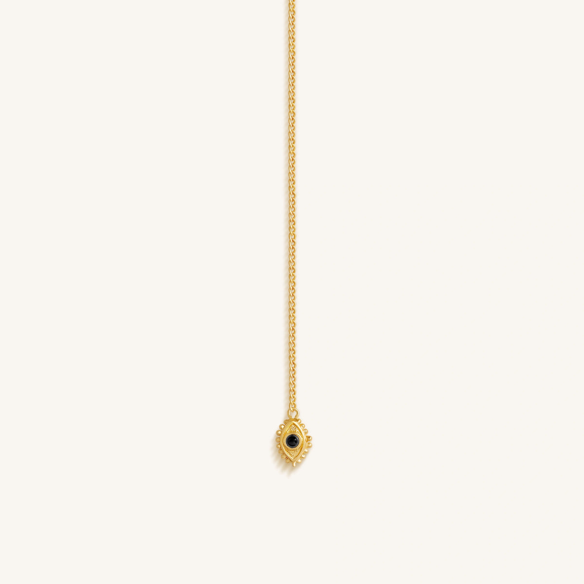 Mystic Drift Onyx Lariat Necklace