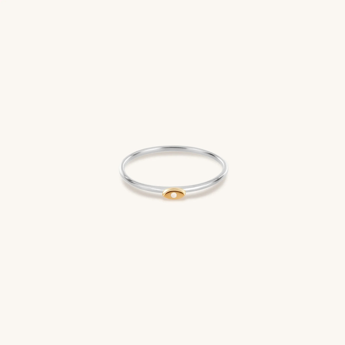 Trusted Guide Diamond Evil Eye Ring Size 7