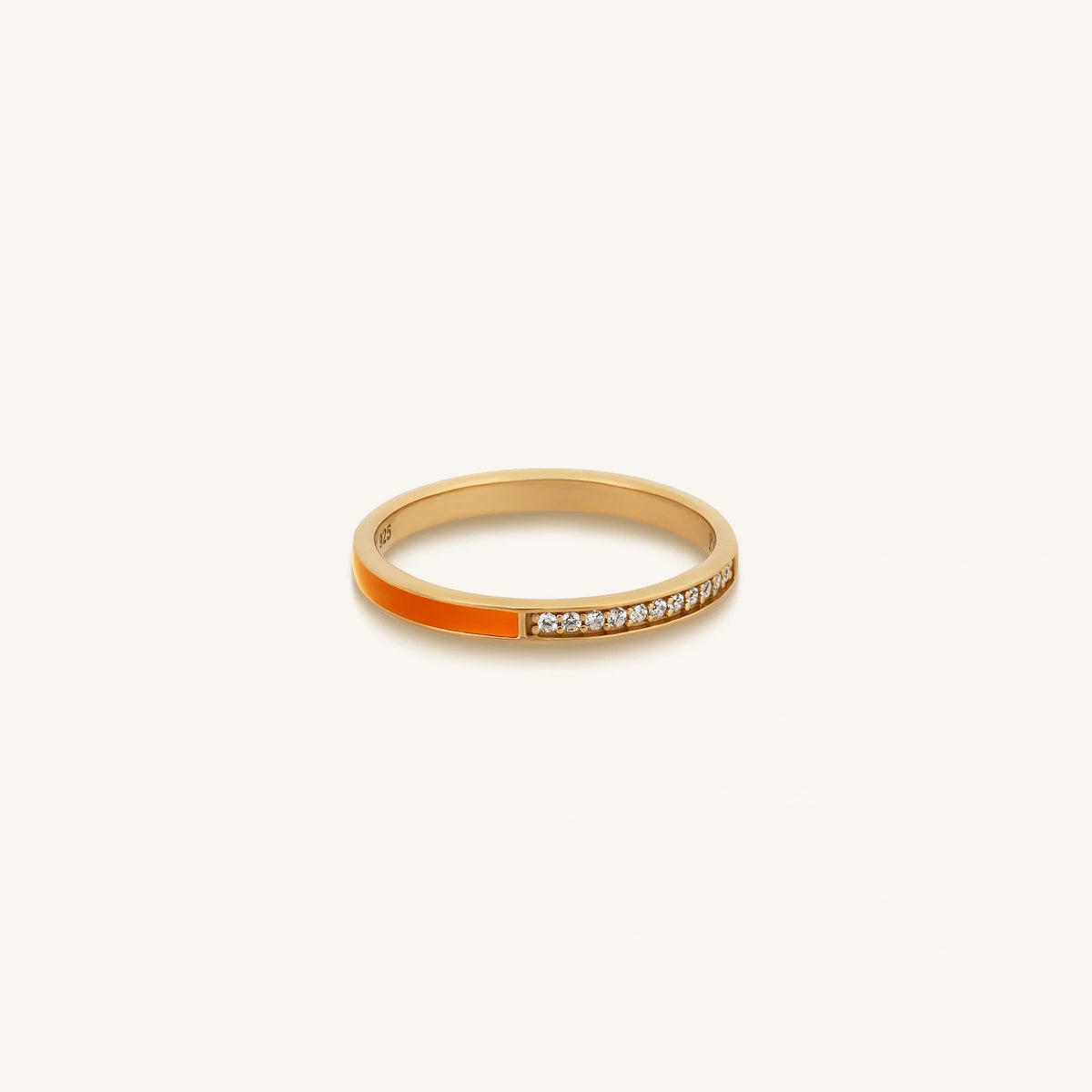 Boundless Optimism Gold Orange Ring
