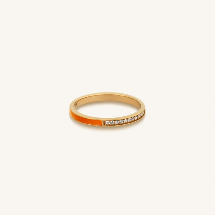 Boundless Optimism Gold Orange Ring