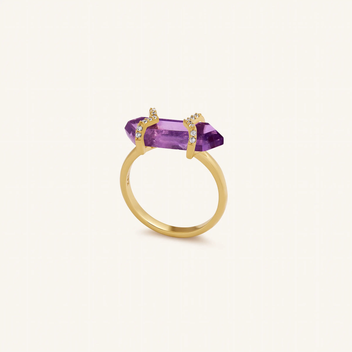 Elevated Wisdom Amethyst Ring