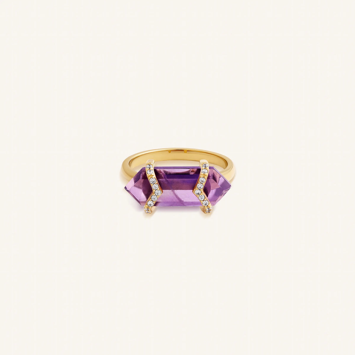 Elevated Wisdom Amethyst Ring