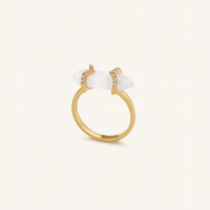 Guided Intuition Moonstone Ring