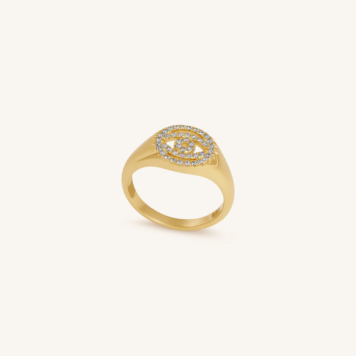 Pure Lustre Guardian Evil Eye Ring