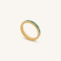 Luminous Soul Turquoise Gold Ring