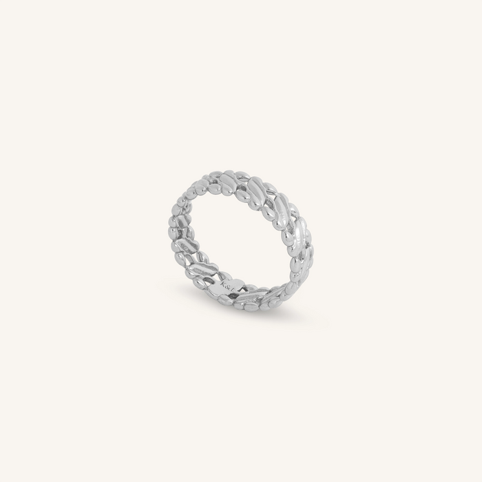 Flowing Harmony Sterling Silver Band