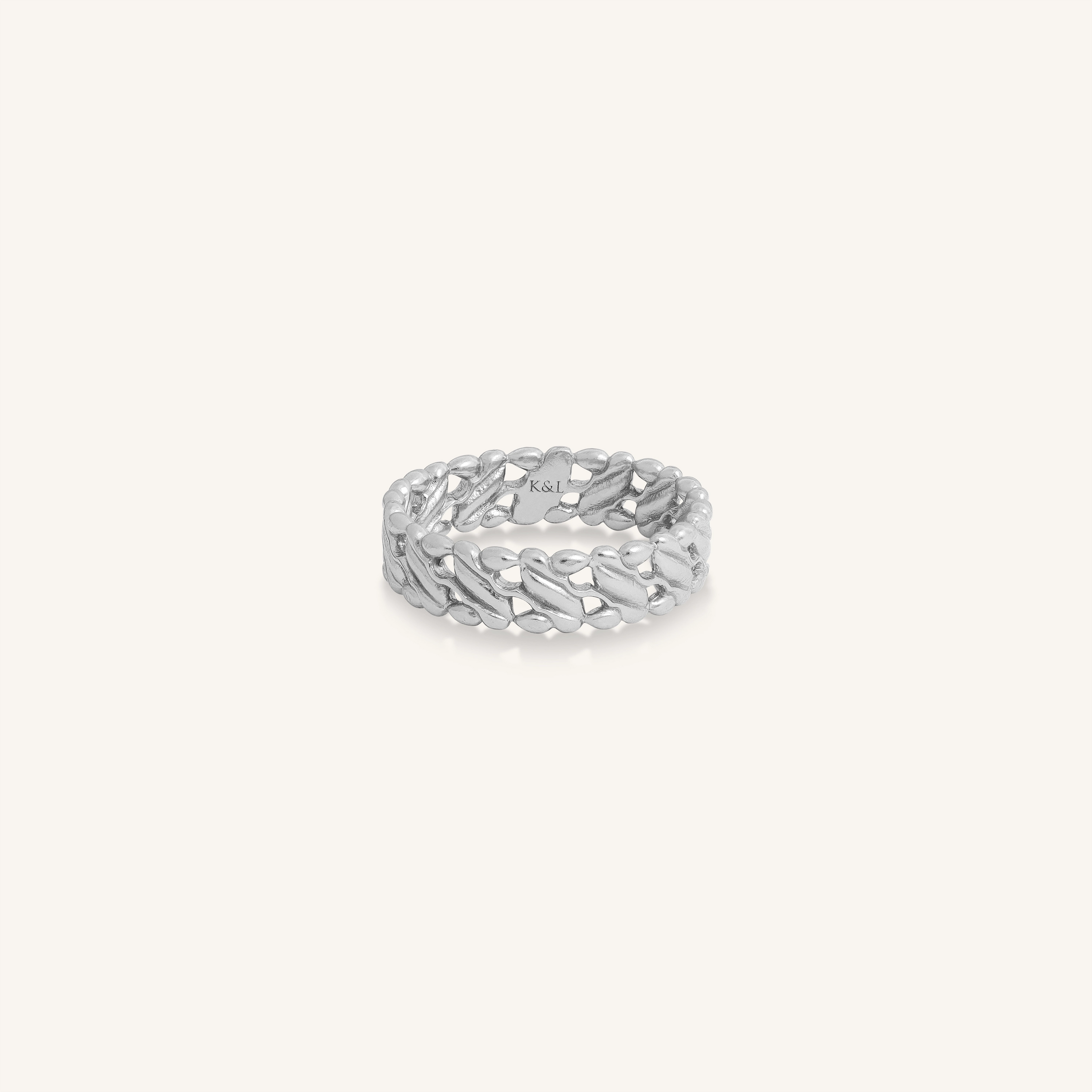 Flowing Harmony Sterling Silver Band