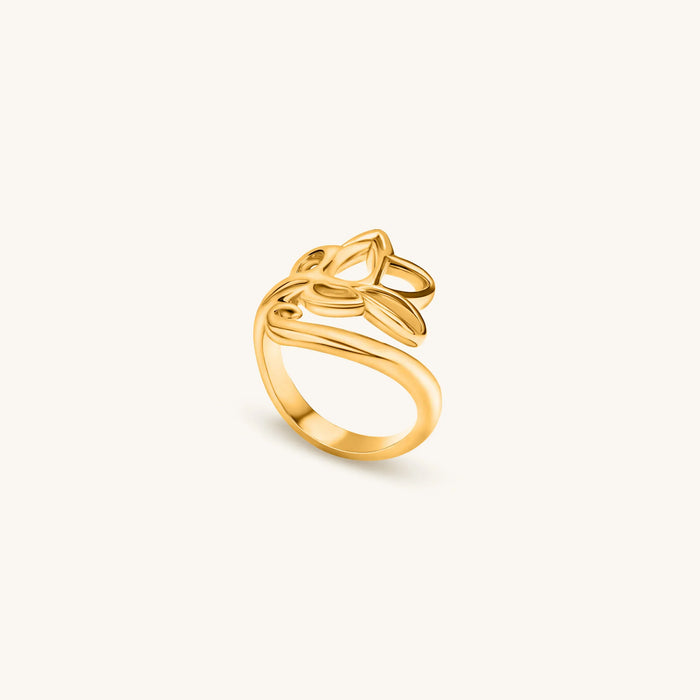 Enlightened Awakening Lotus Ring