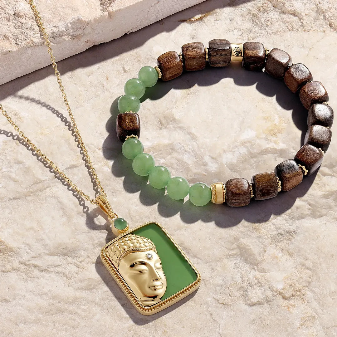 Graceful Balance Agarwood & Jadeite Bracelet