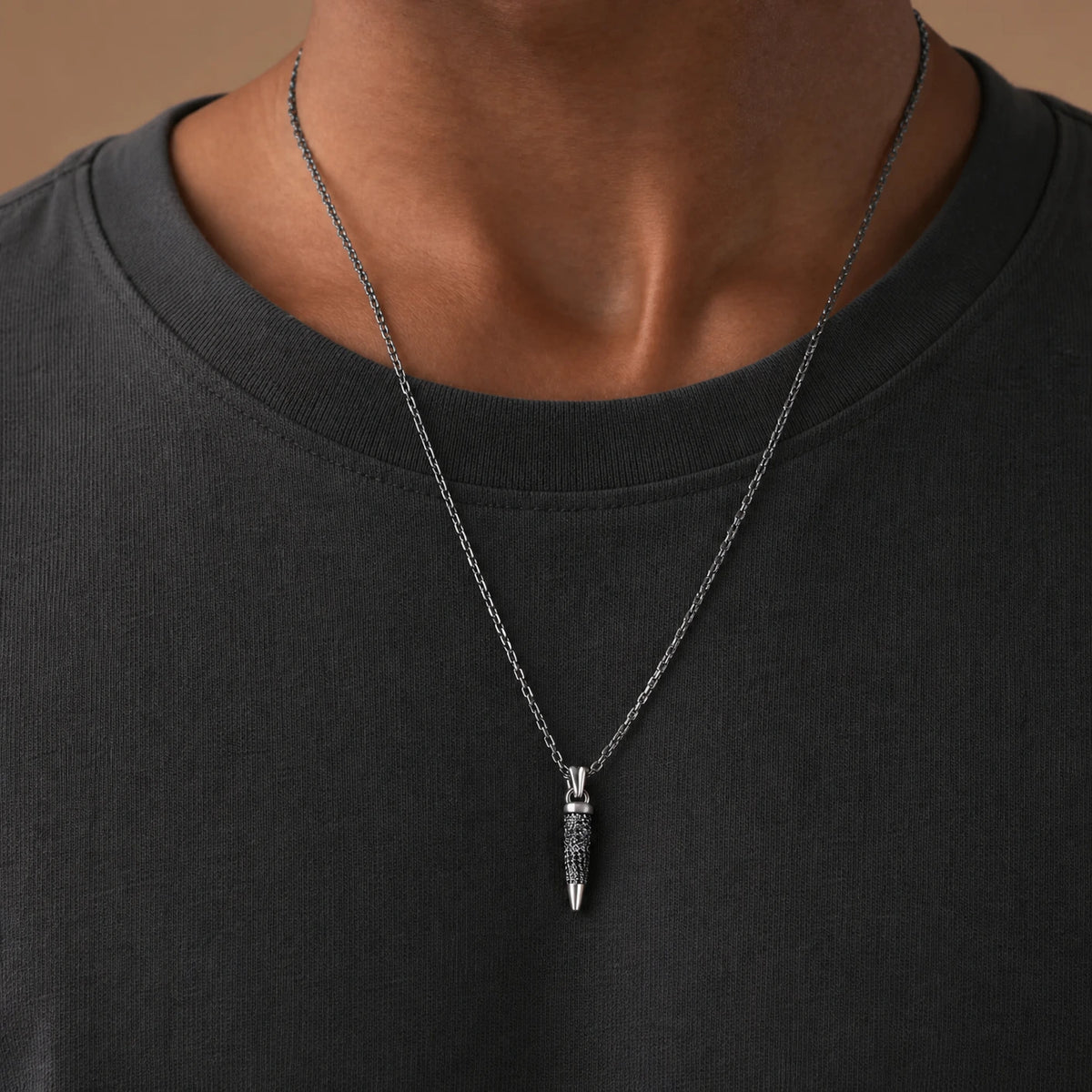 Fortune Root Dagger Noir Radiance Necklace