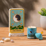 Moon Tarot Candle and Statue Bundle
