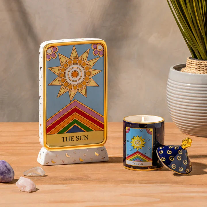 Sun Tarot Candle and Statue Bundle