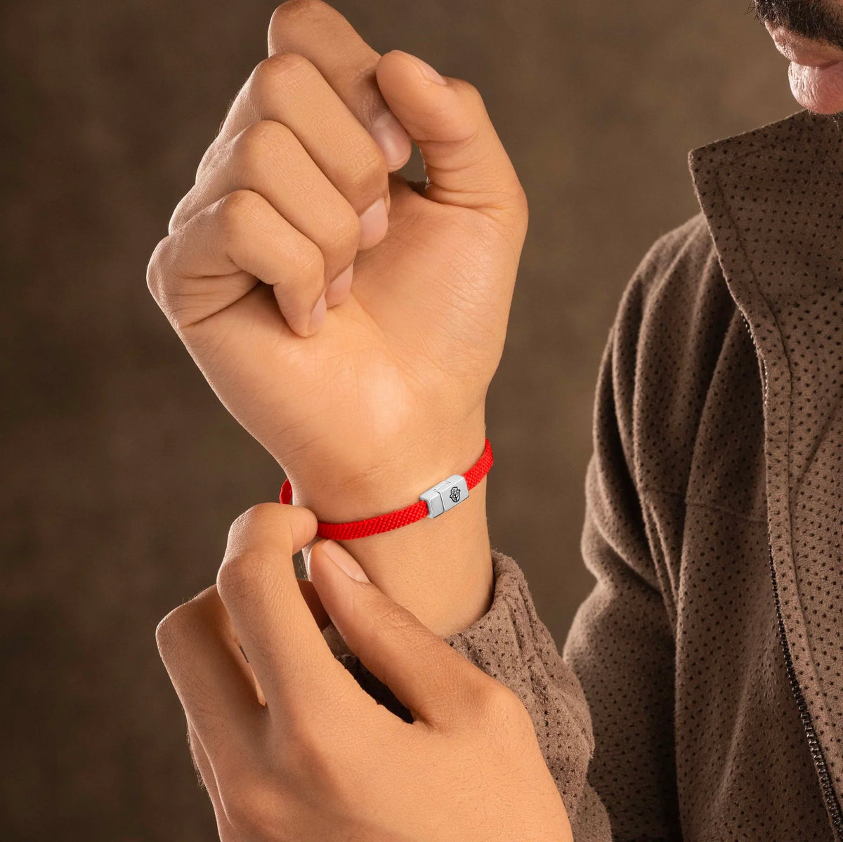 Magnetic Desires Men's Red String Bracelet