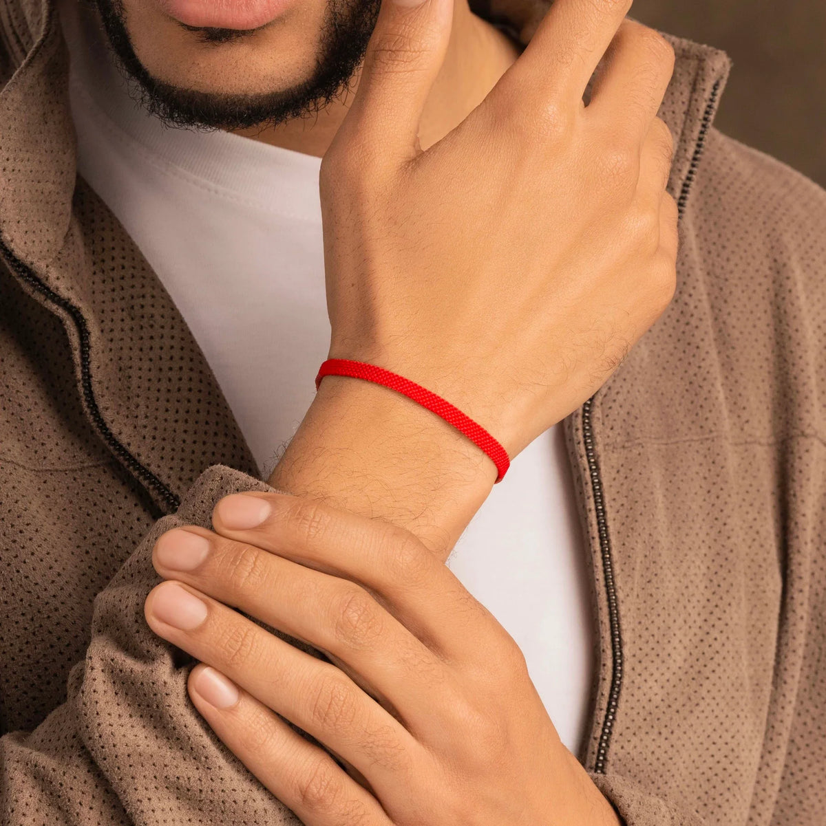 Magnetic Desires Men's Red String Bracelet