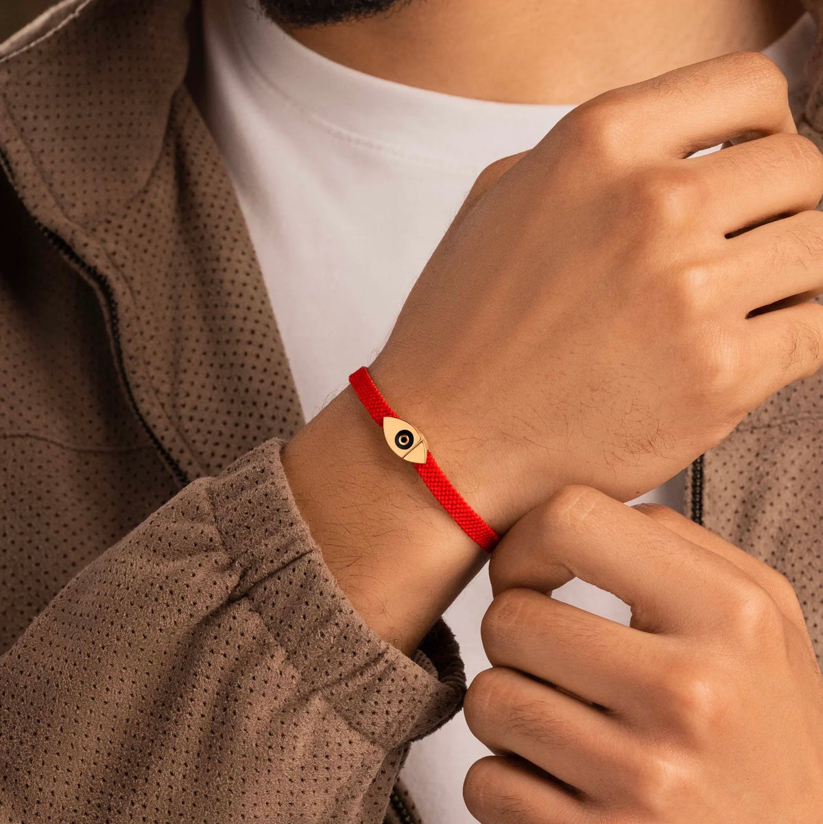 Grounded Protection Evil Eye Red String Bracelet 