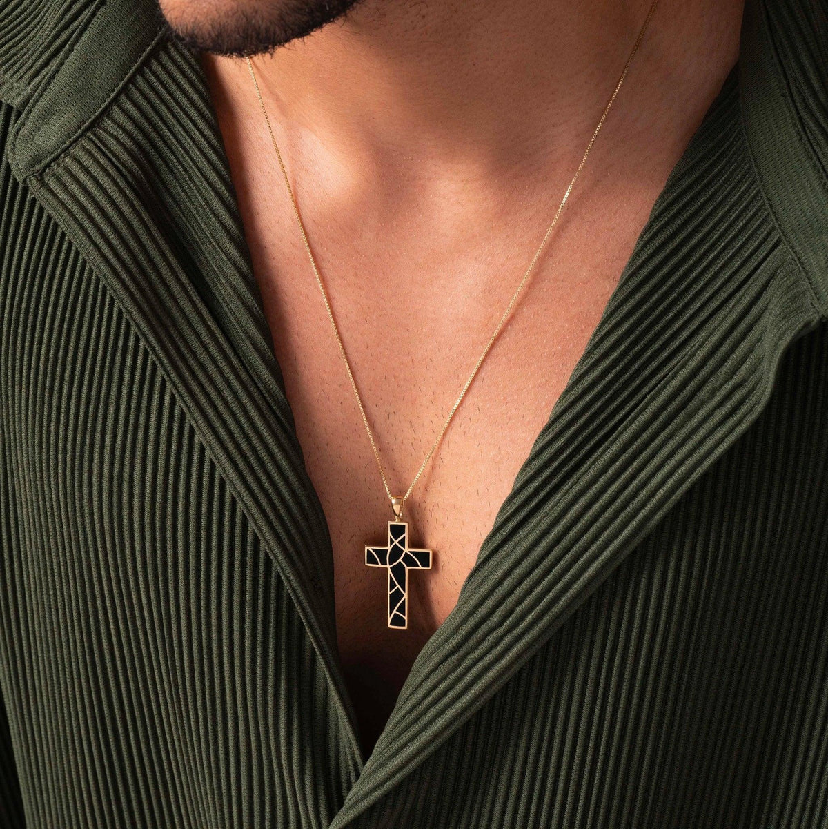 Miraculous Faith Cross Pendant Necklace