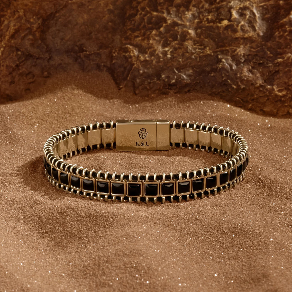 Spiritual Liberator Onyx Magnetic Bracelet