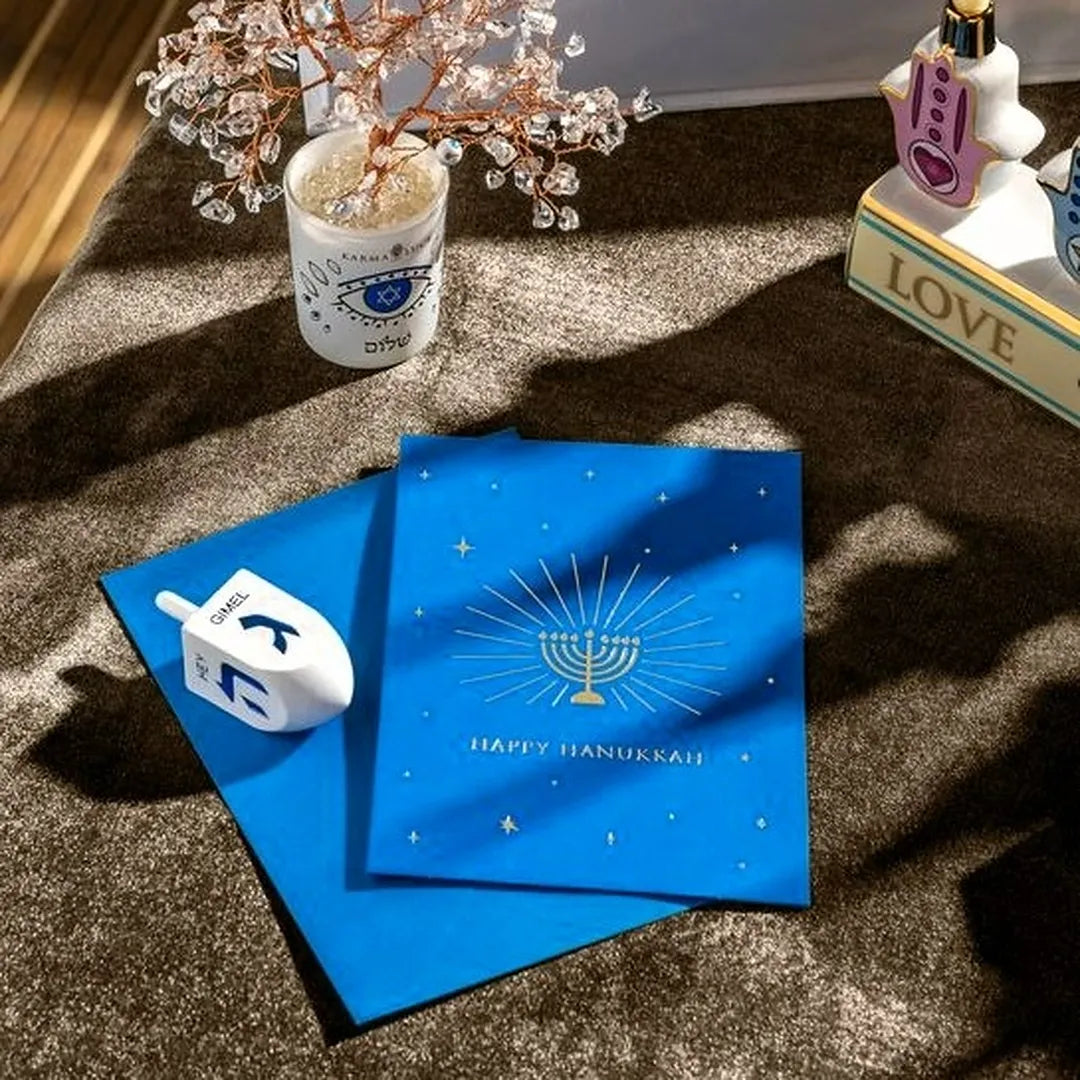 Sparks of Love Hanukkah Greeting Card