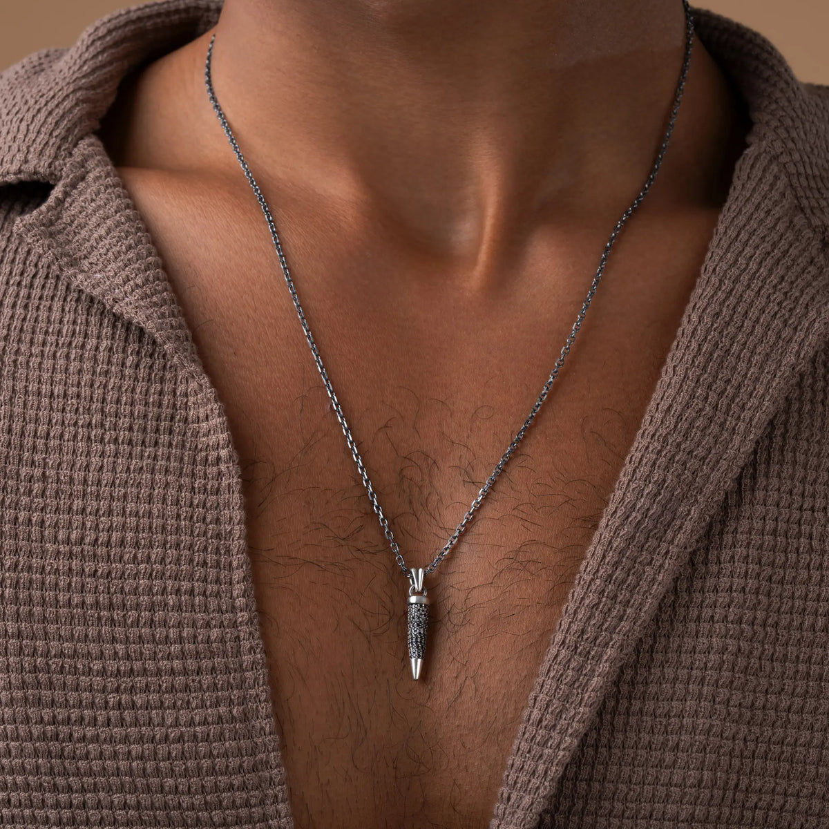 Fortune Root Dagger Noir Radiance Necklace