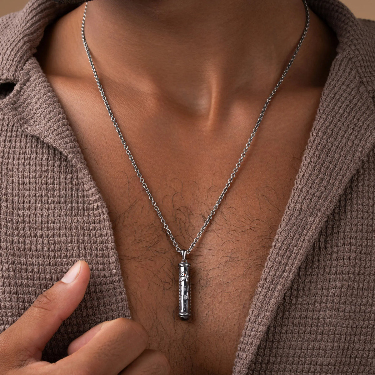 Eternal Vision Eye of Horus Sapphire Necklace