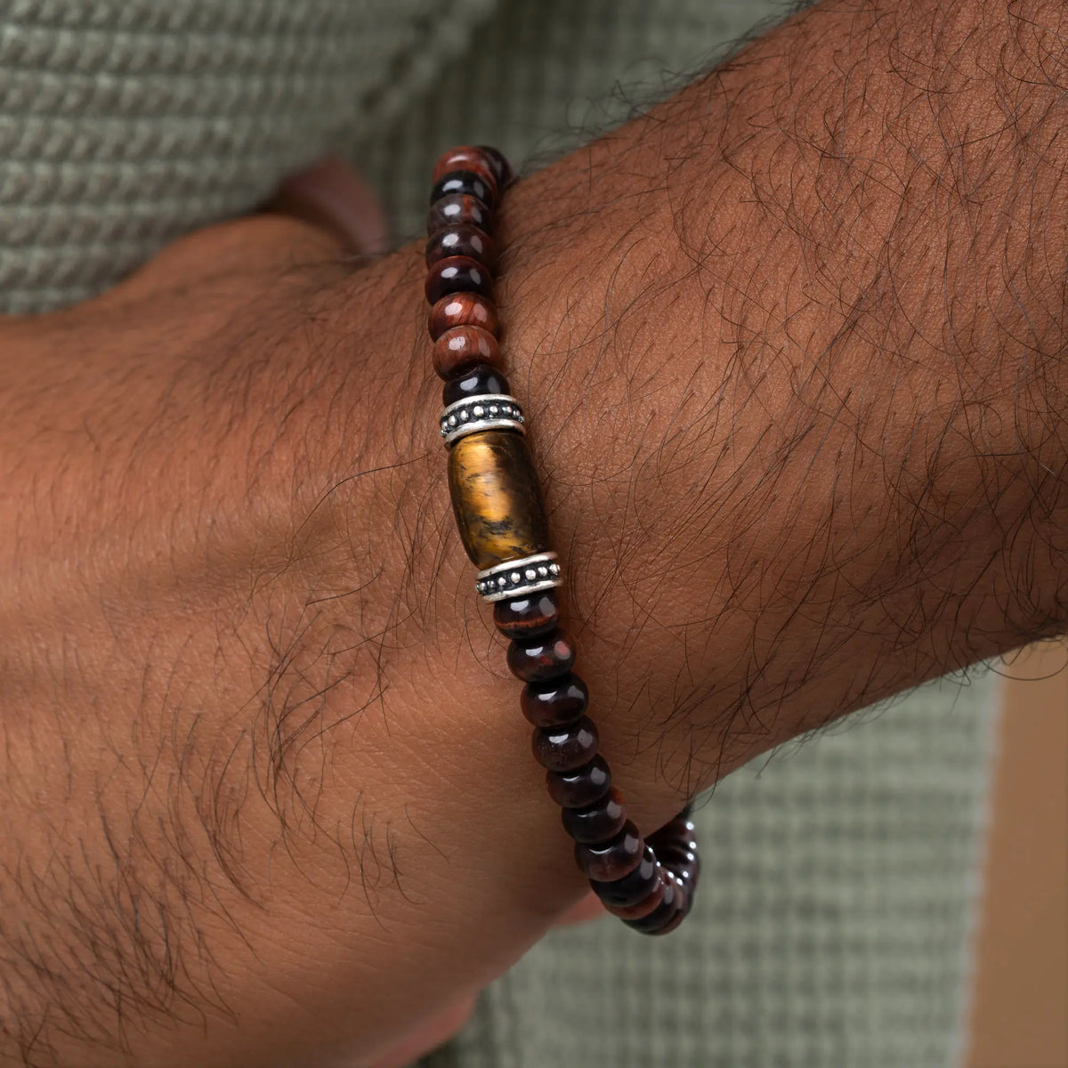 Ember Strength Tiger’s Eye Bracelet