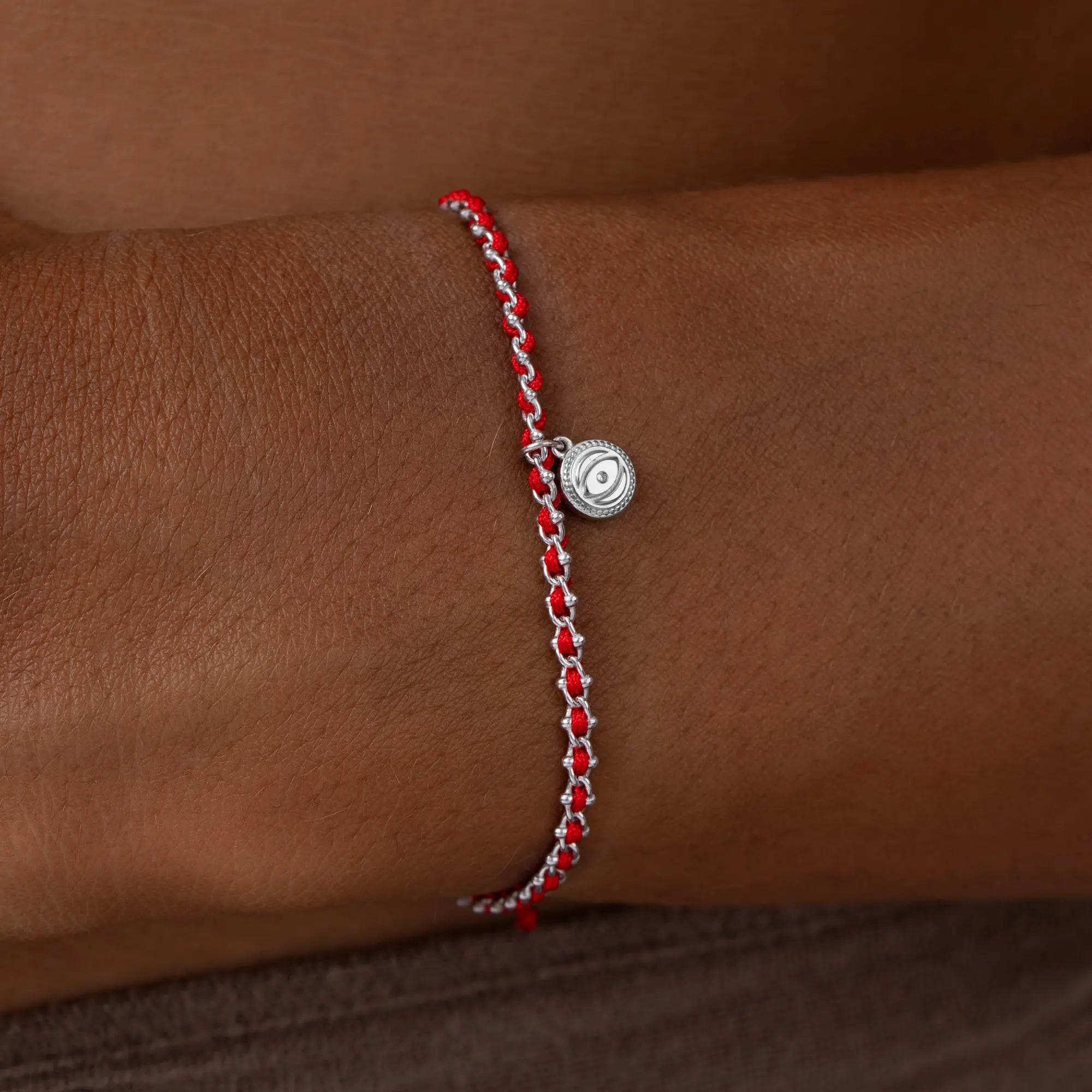 Sacred Vision Red String Evil Eye Bracelet