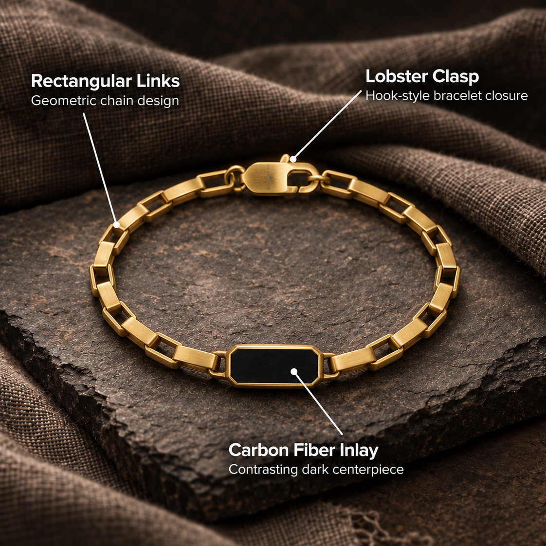 Precision Force Stainless Steel Bracelet – key features