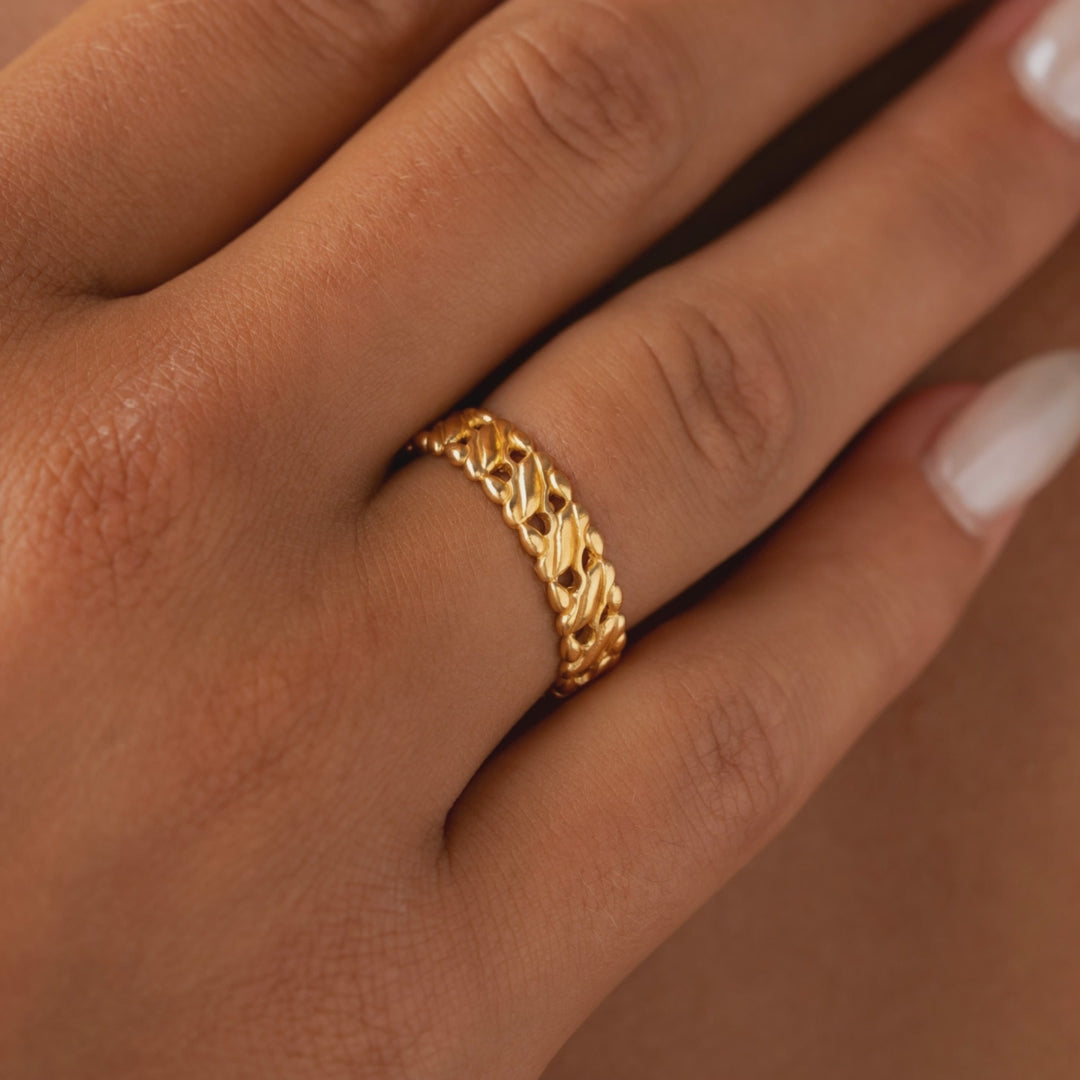 Harmonic Flow Gold Band – image 4