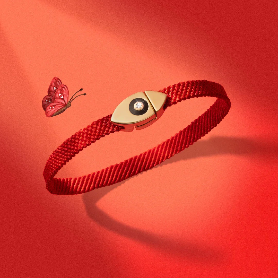 Conscious Elevation Evil Eye Magnetic Red Bracelet