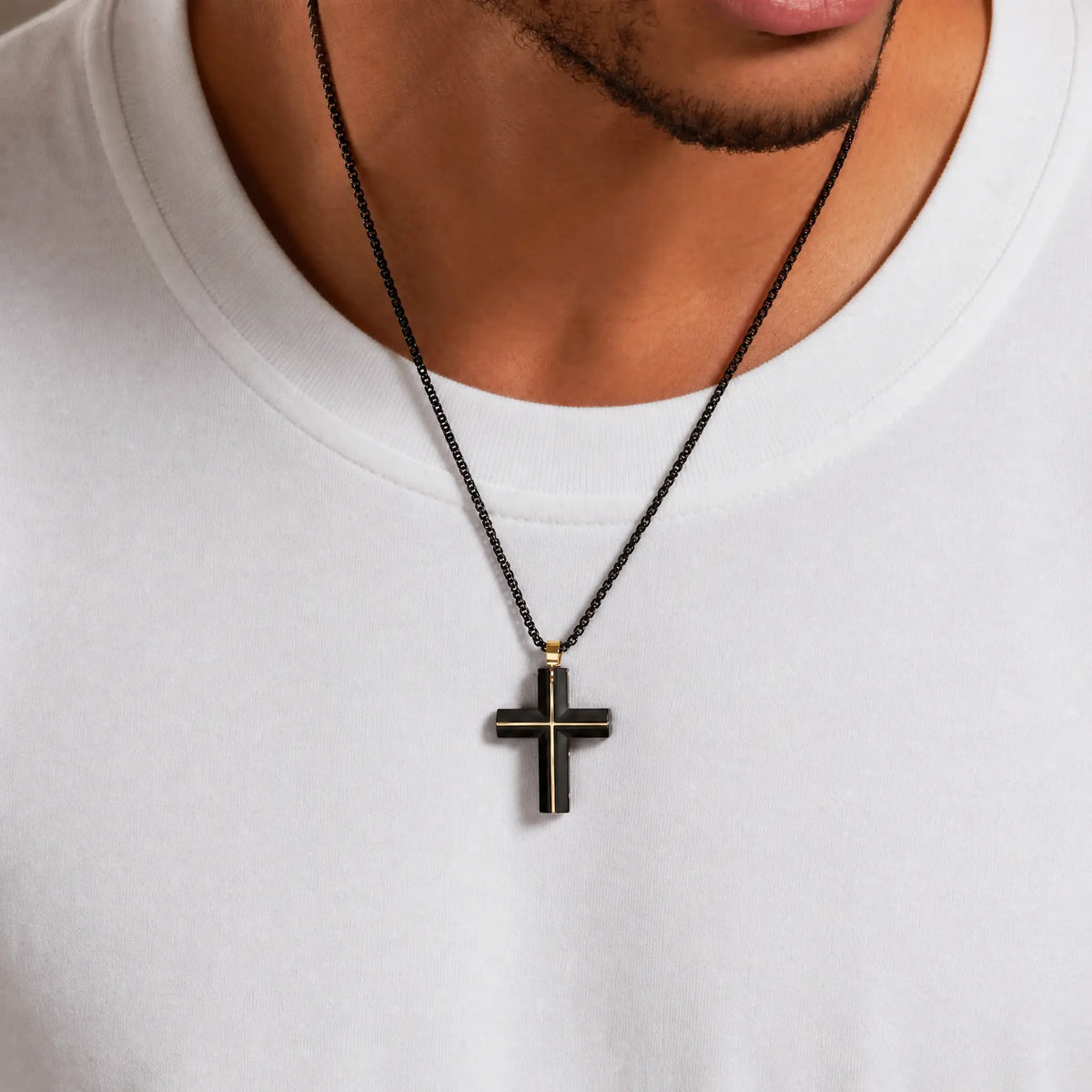Blissful Empowerment Cross Necklace