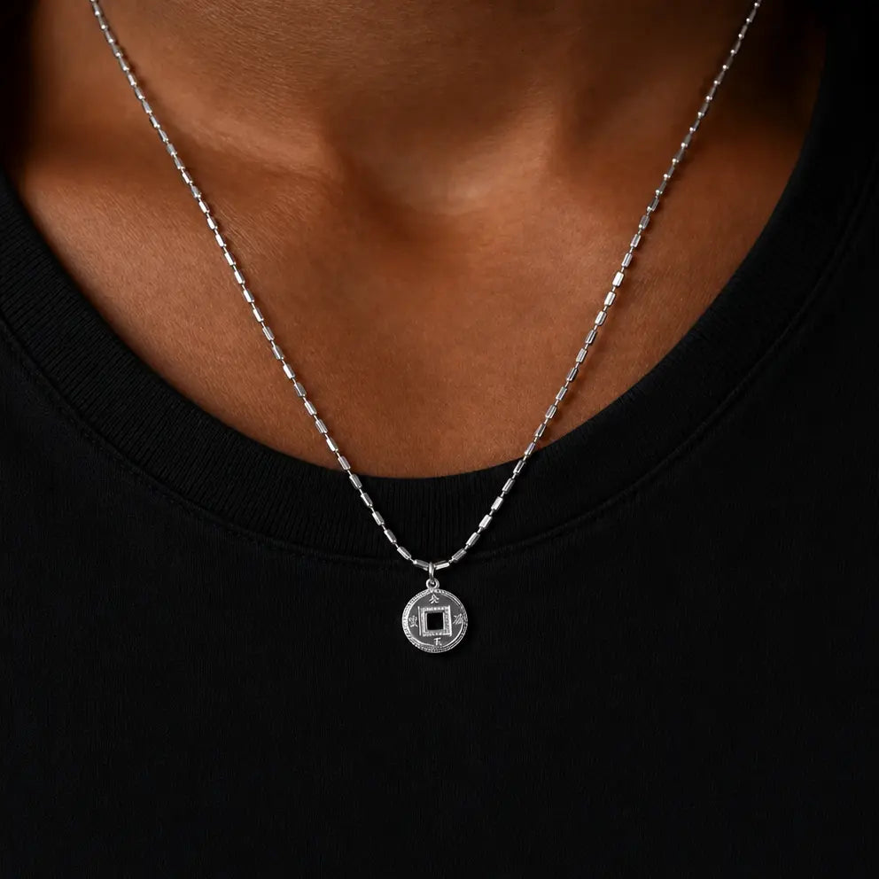 Wealth Guardian Feng Shui Coin Necklace
