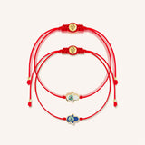 Blue Shield Red String Set