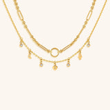 Golden Grace Chain Necklace Set
