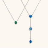 Tranquil Light Silver Necklace Set