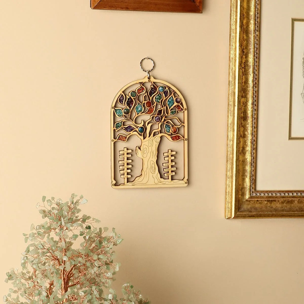 Karma and Luck  Wall Blessing  -  Grow With Intention - Tree of Life Symbol Wall Blessing