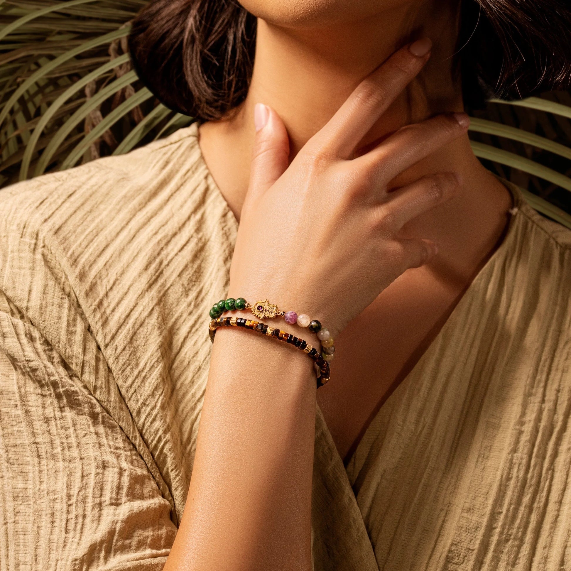 Karma and Luck  Bracelets - Womens  -  Spiritual Transformation Malachite Bracelet