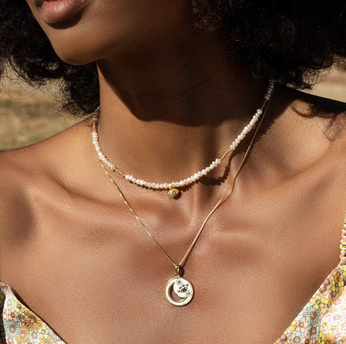Karma and Luck  Necklaces - Womens  -  Beautiful Reverie Freshwater Pearl Necklace