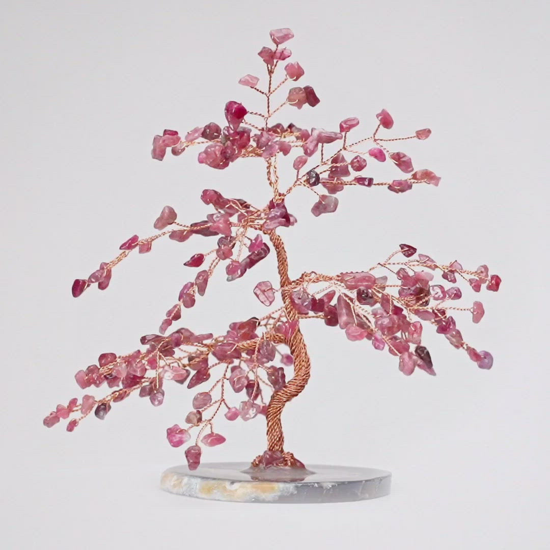  karma and luck - Lavish Blessings Red Tourmaline - feng shui money tree - Feng Shui Tree - buy now