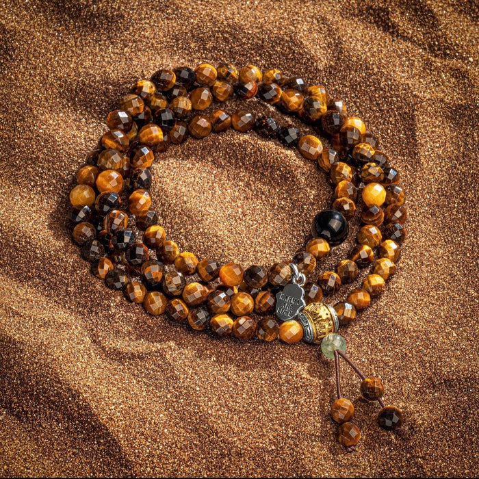 Karma and Luck  Bracelets - Mens  -  SS 4 x Mala bracelet/ Necklace TE/ Jade/ Onyx