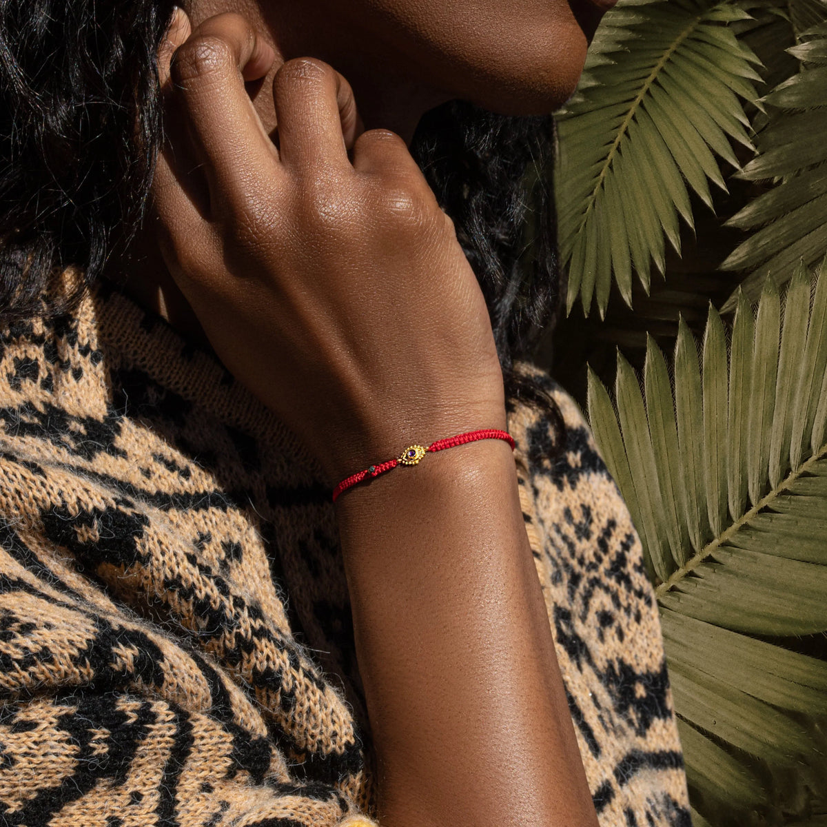 Karma and Luck  Bracelets - Red Womens  -  Ultimate Safeguard Red String Evil Eye Amethyst Bracelet