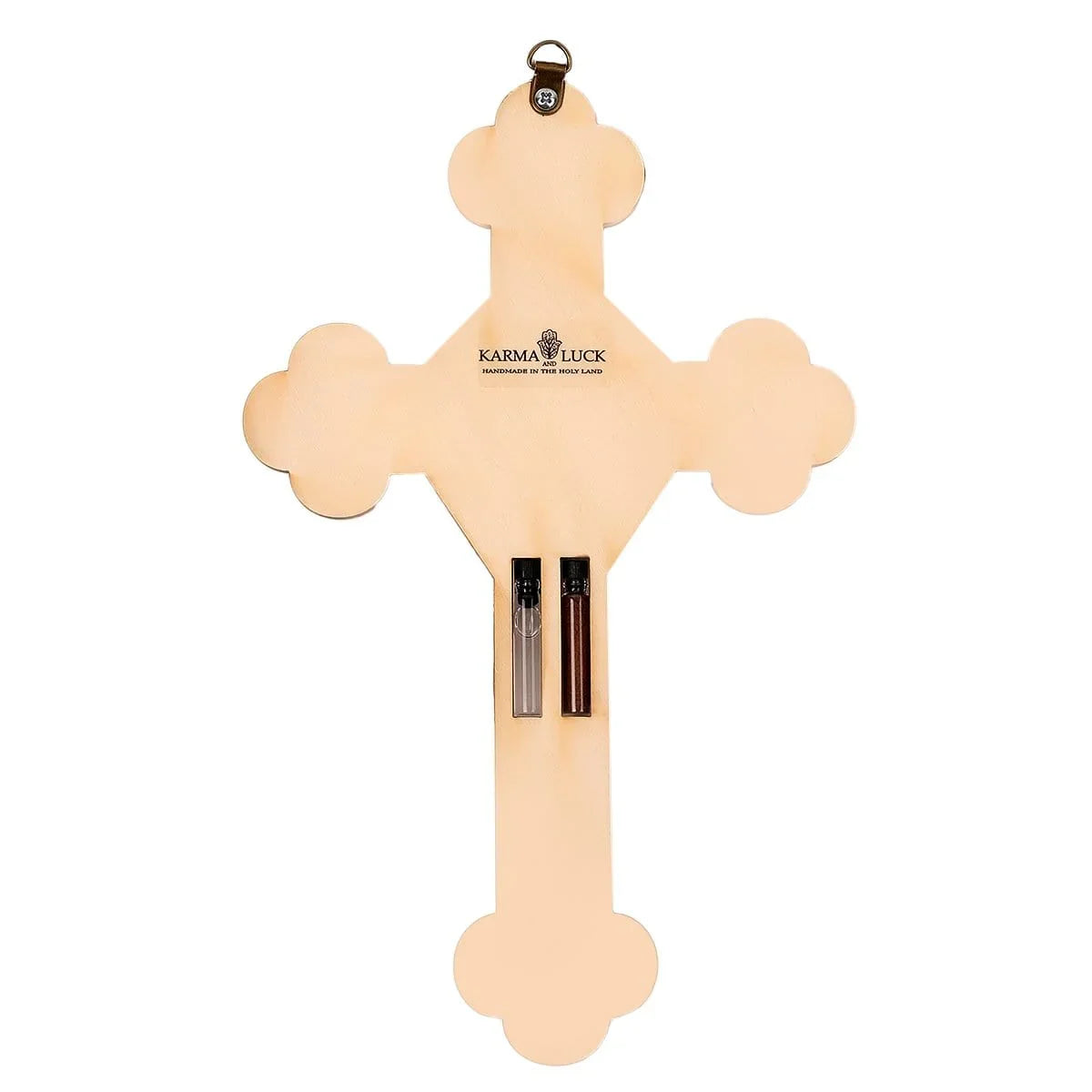 Karma and Luck  Wall Blessing  -  Ultimate Believer - Spanish Large Bible Cross Wall Blessing