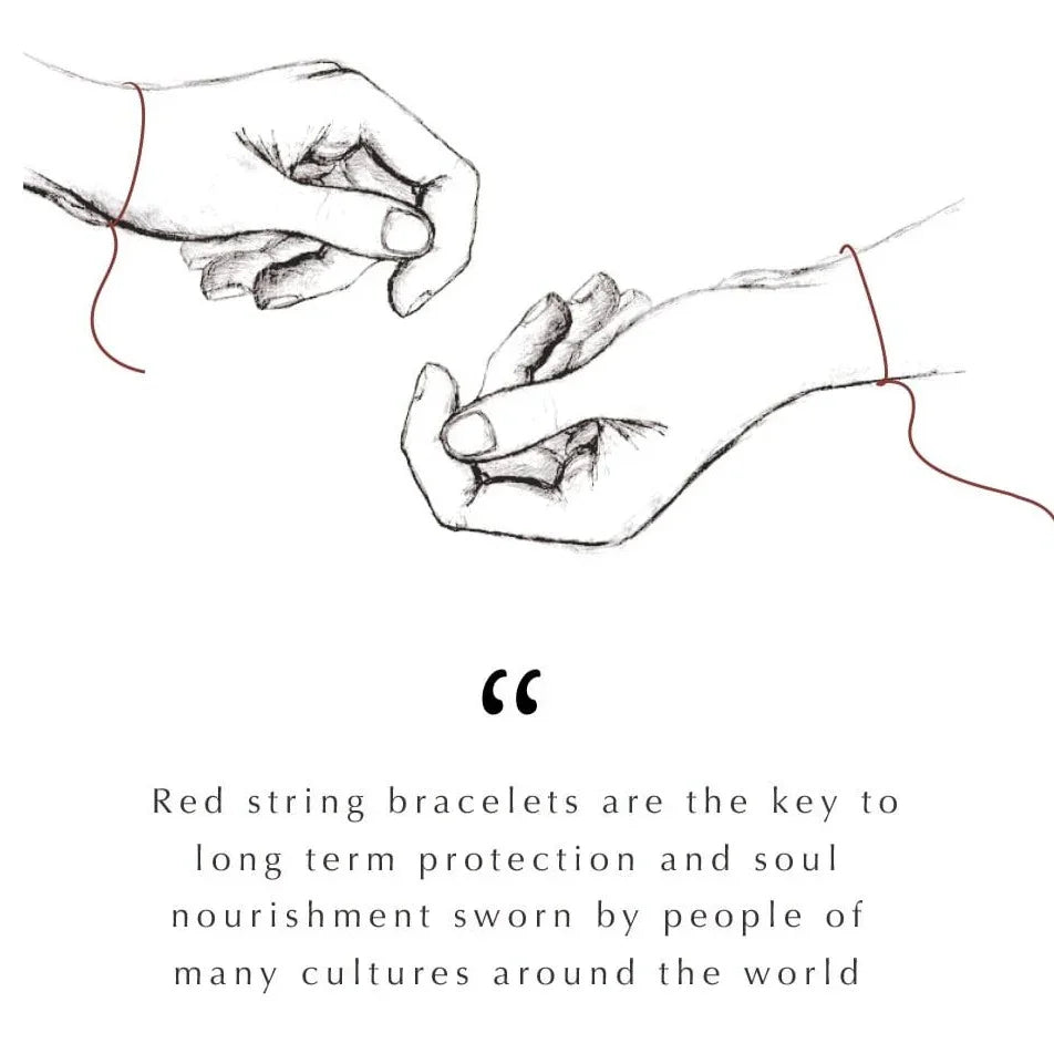 Karma and Luck  Bracelet  -  Patience Love - Red String Turtle Charm Bracelet
