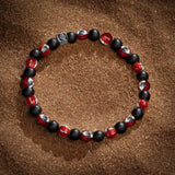 Spiritual Vigor - Enamel Matte Onyx Bracelet