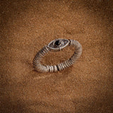 Invisible Armor - Heishi Evil Eye Onyx Ring