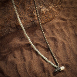 Energetic Personality - Jade Pyrite Evil Eye Pointer Necklace
