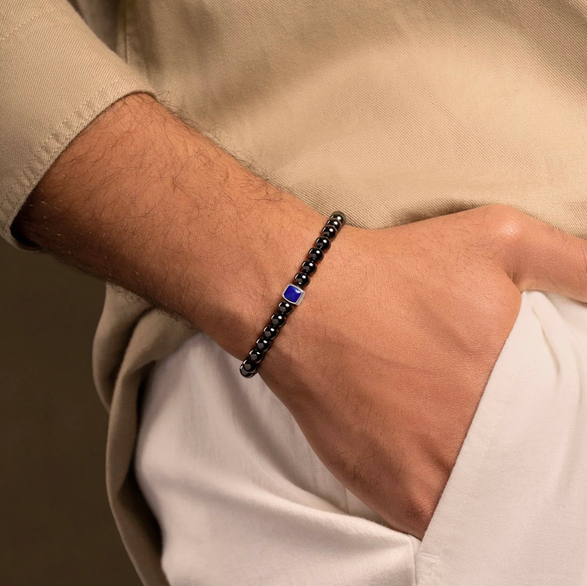 Ancient Wisdom – Lapis September Birthstone Bracelet